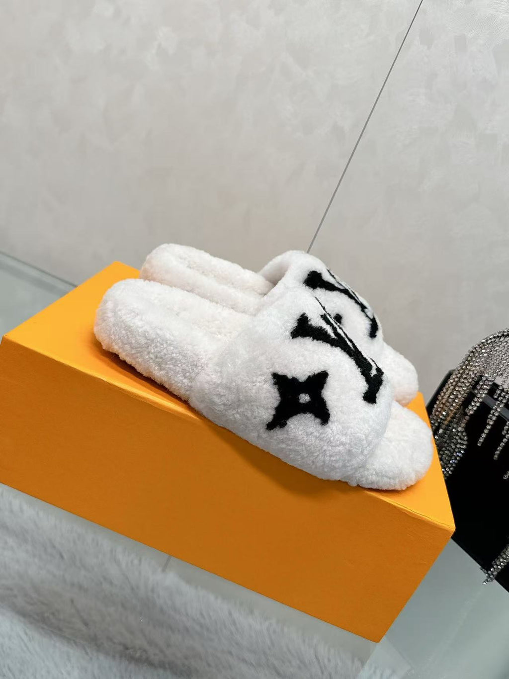 Plush slippers