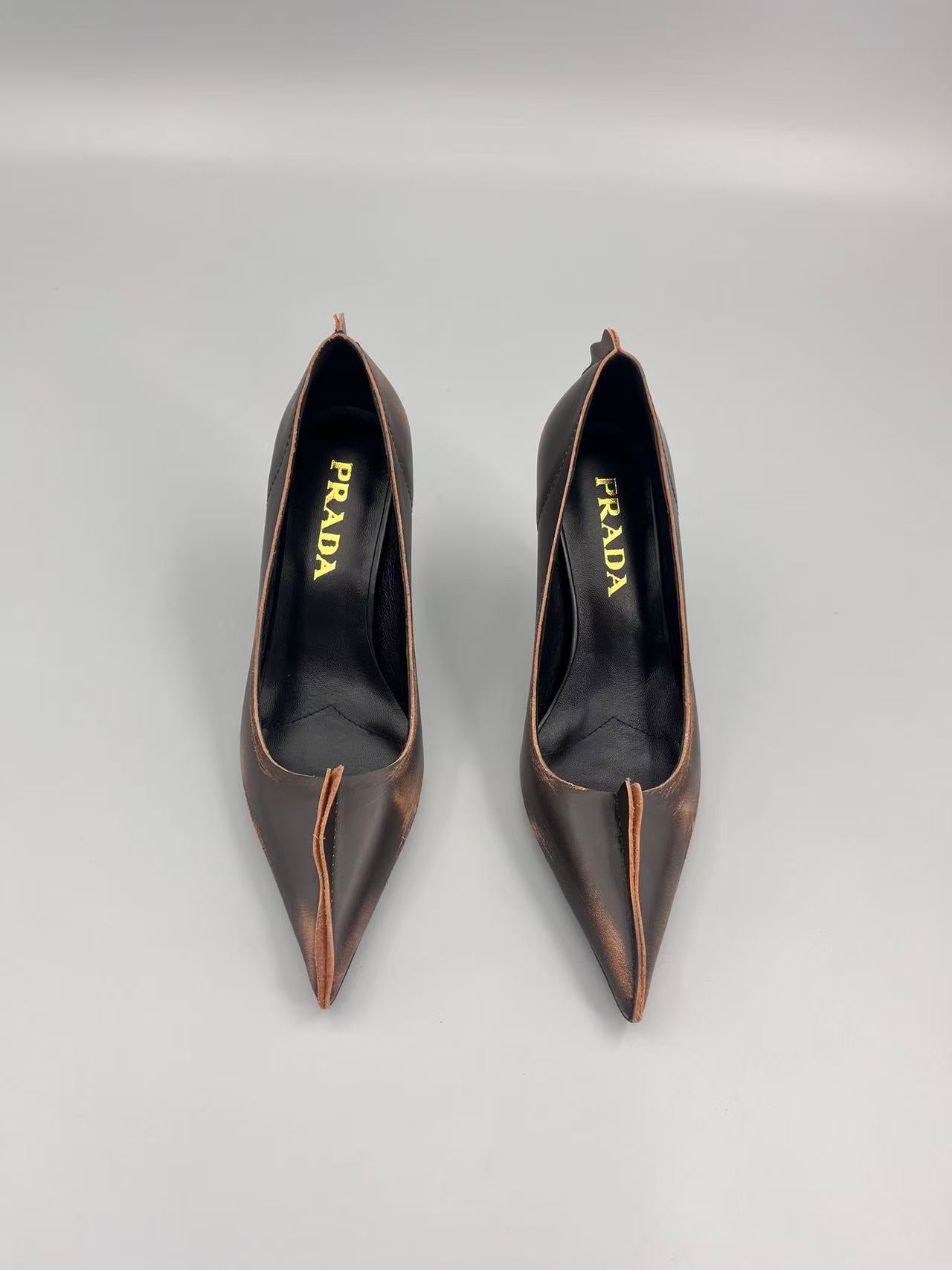 Pointed stiletto high heels