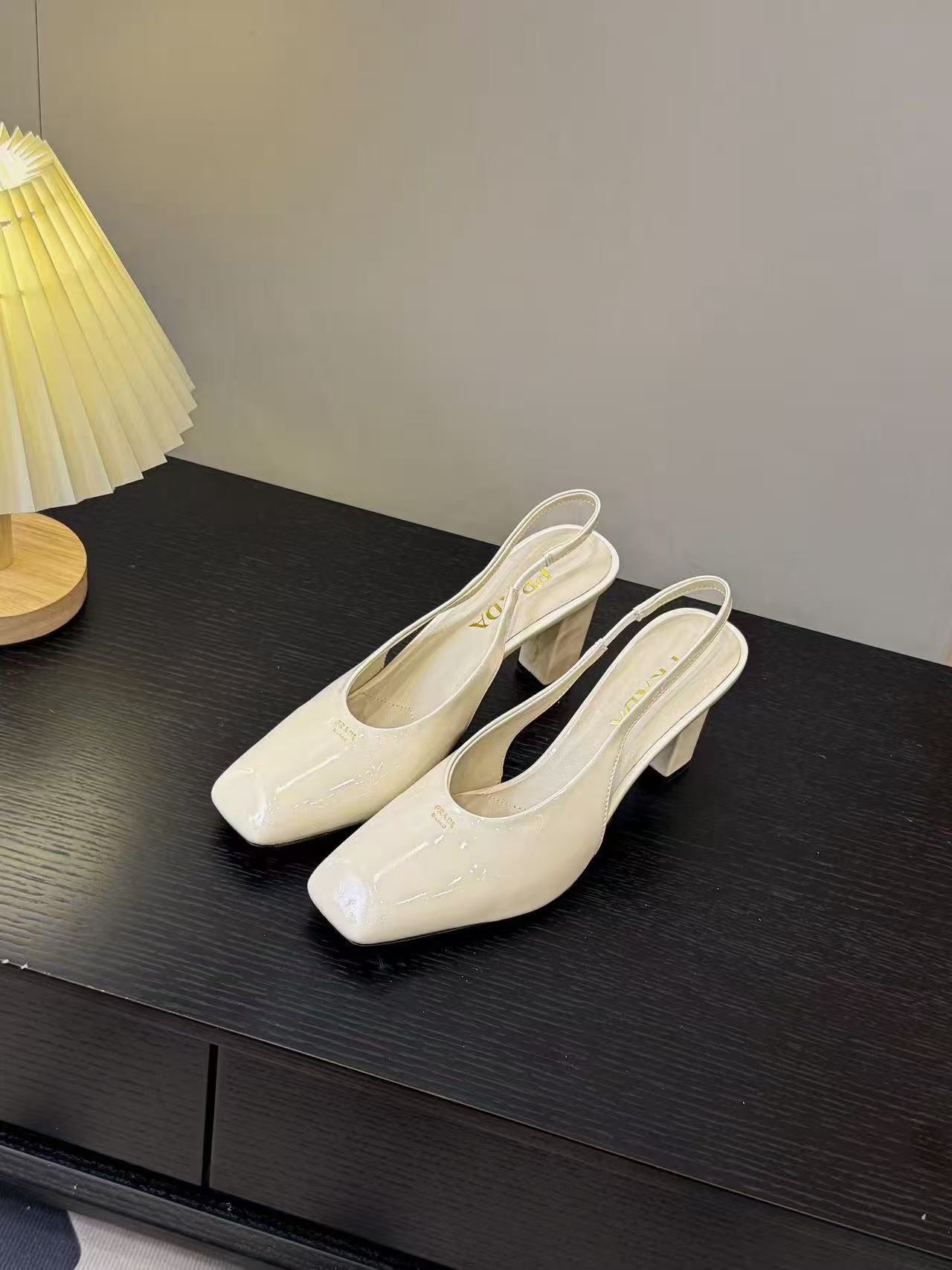 Square toe block heel mule sandals