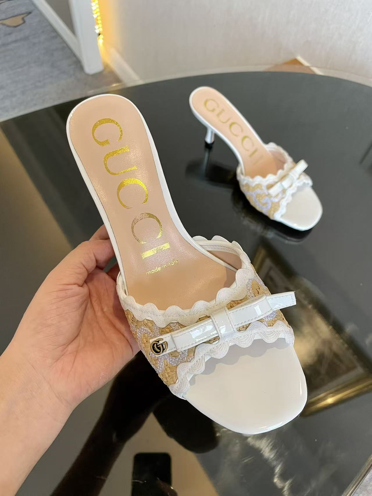 Supreme CanvasSlide sandal